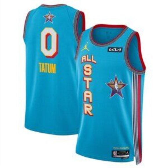 Mens Jayson Tatum Light Blue 2025 All Star Stitched Jersey